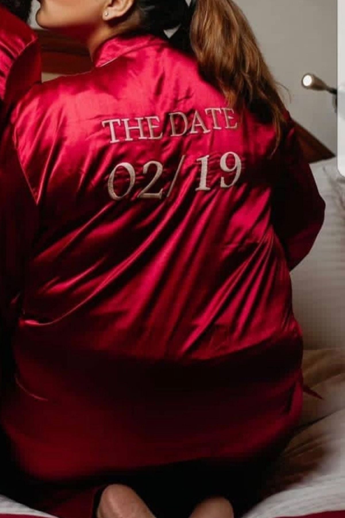 ROSE RED COUPLE NIGHTSUITS SET