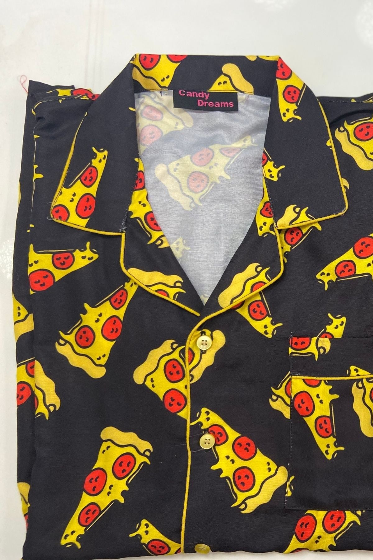 PIZZA DELIGHT MEN  NIGHTSUITS SET