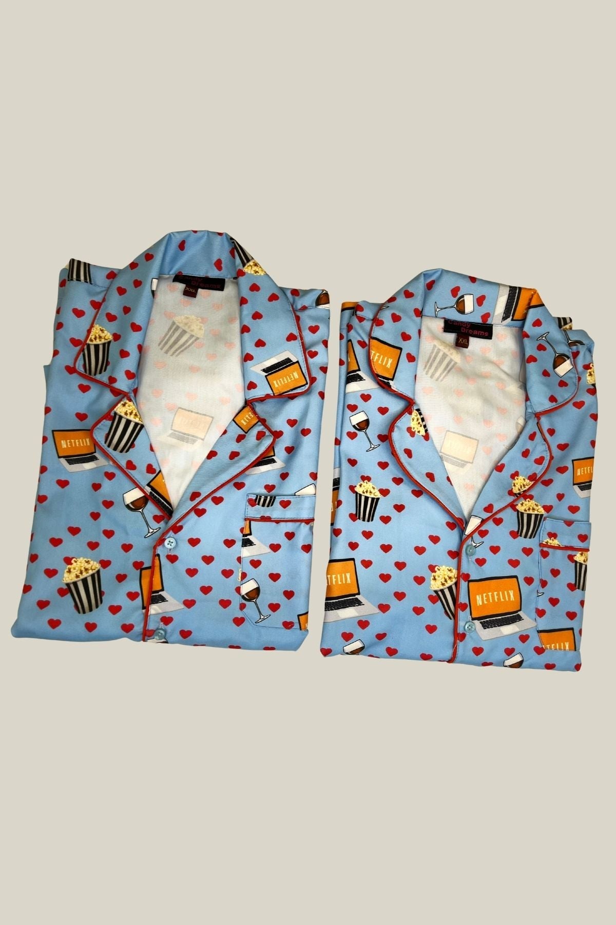 NETFLIX COUPLE NIGHTSUITS SET