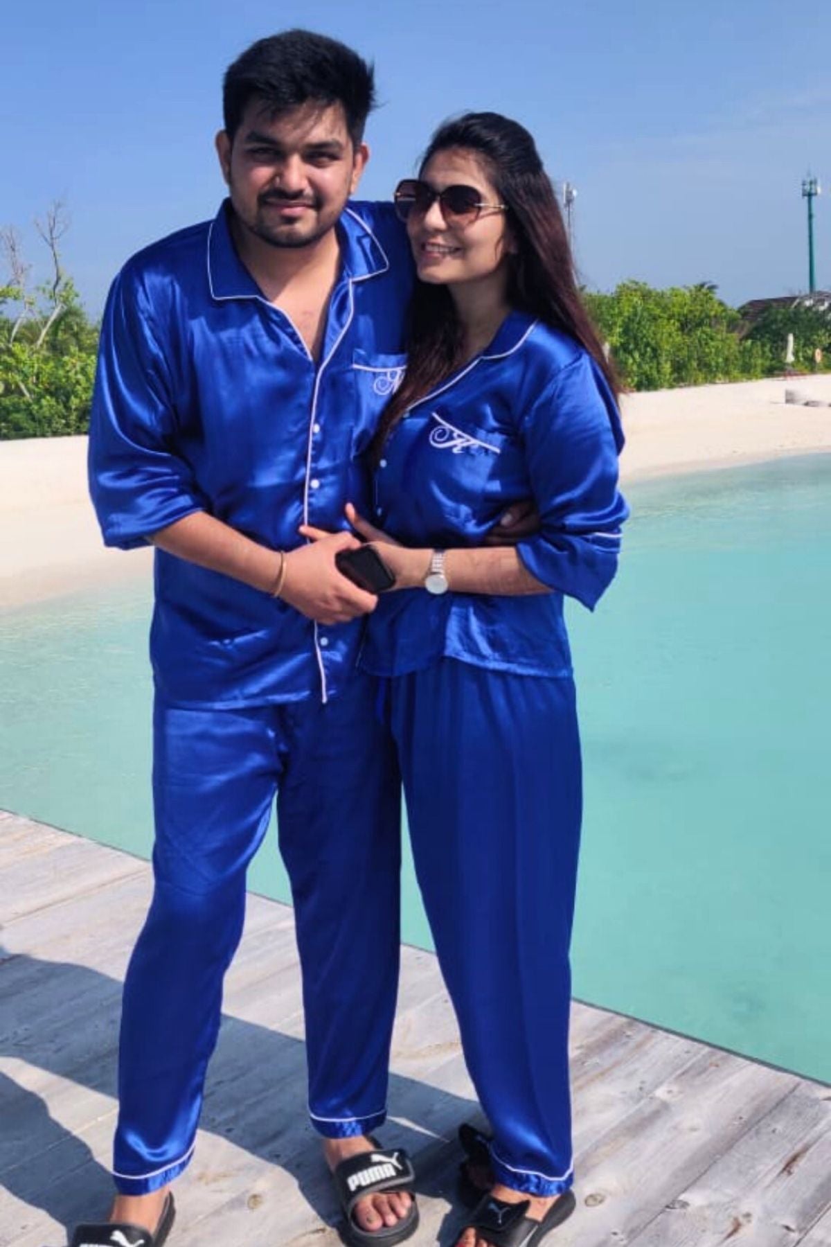 AZURE DREAM WOMEN NIGHTSUITS SET