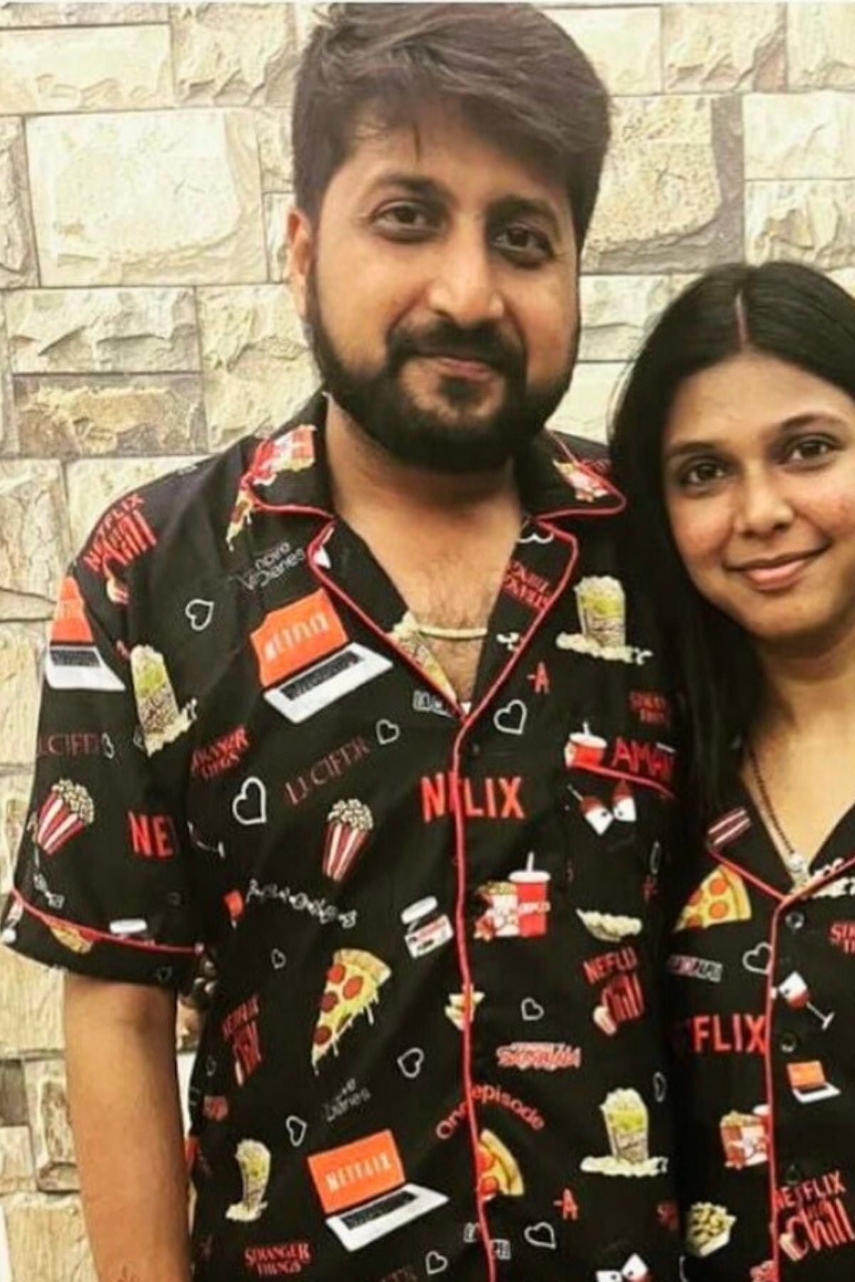 FILM FANATIC COUPLE NIGHTSUITS SET