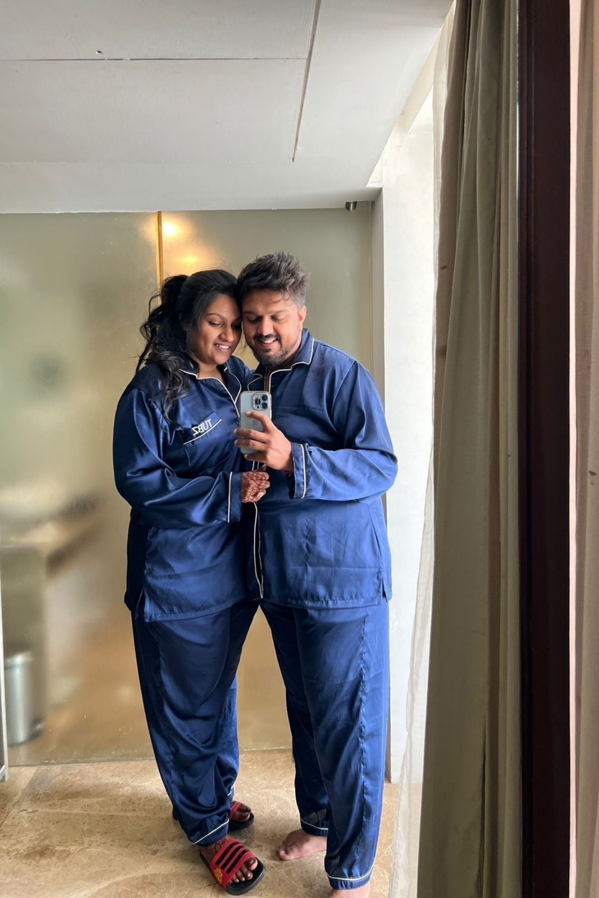 SKYLINE SERENITY COUPLE NIGHTSUITS SET