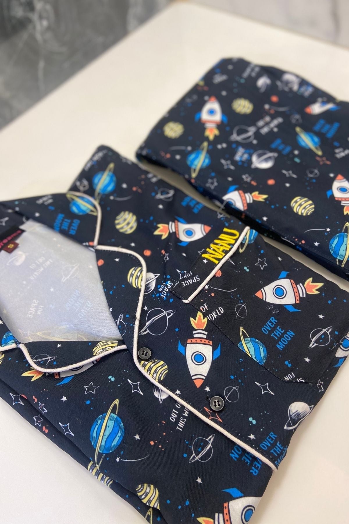 NEBULAR EXPLORER COUPLE NIGHTSUIT SET