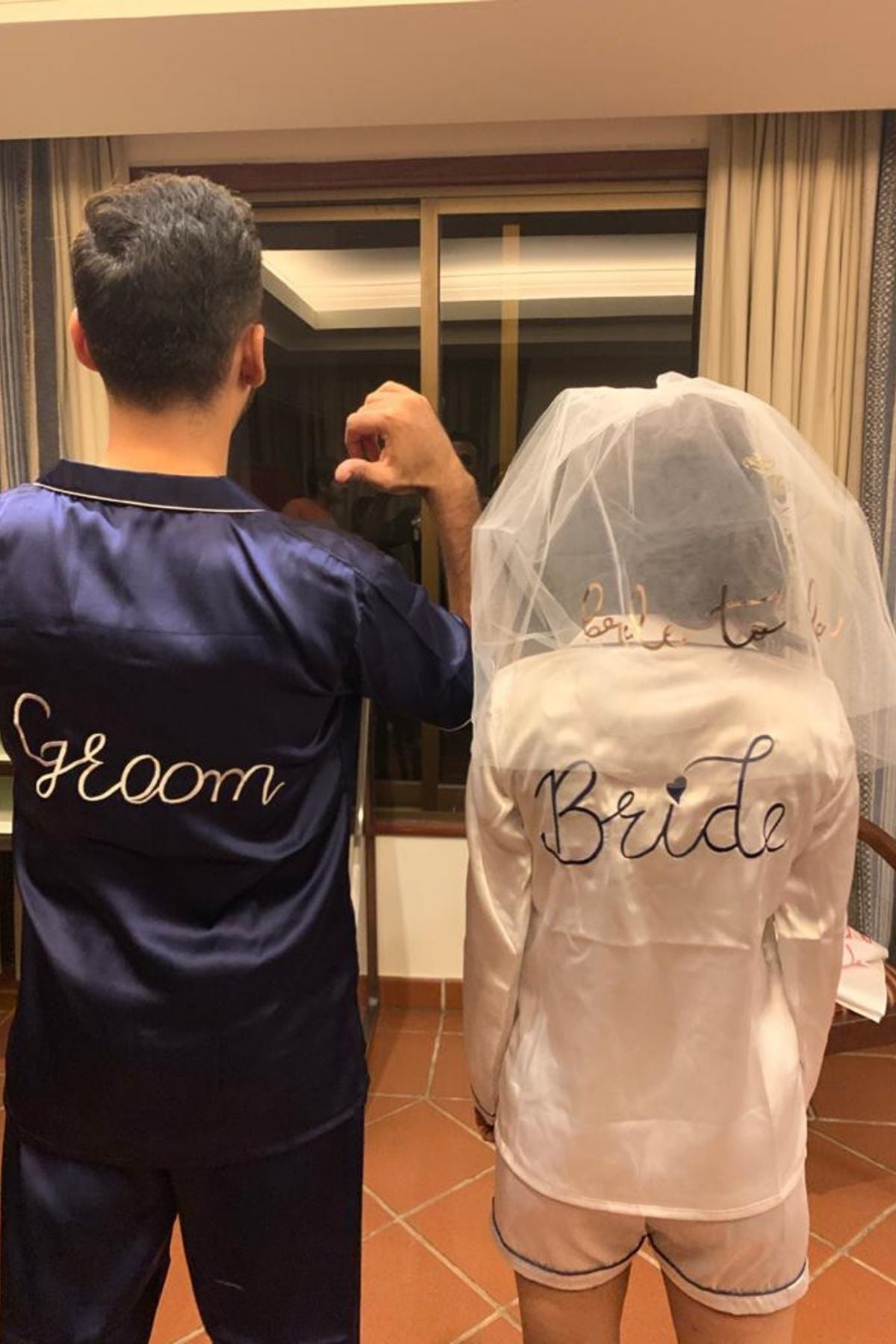 ICY AZURE COUPLE NIGHTSUITS  SET