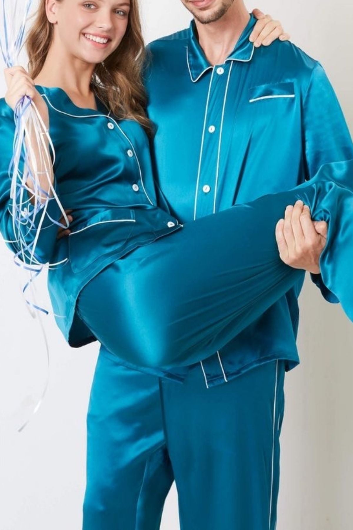 SEA BLUE MEN NIGHTSUITS SET