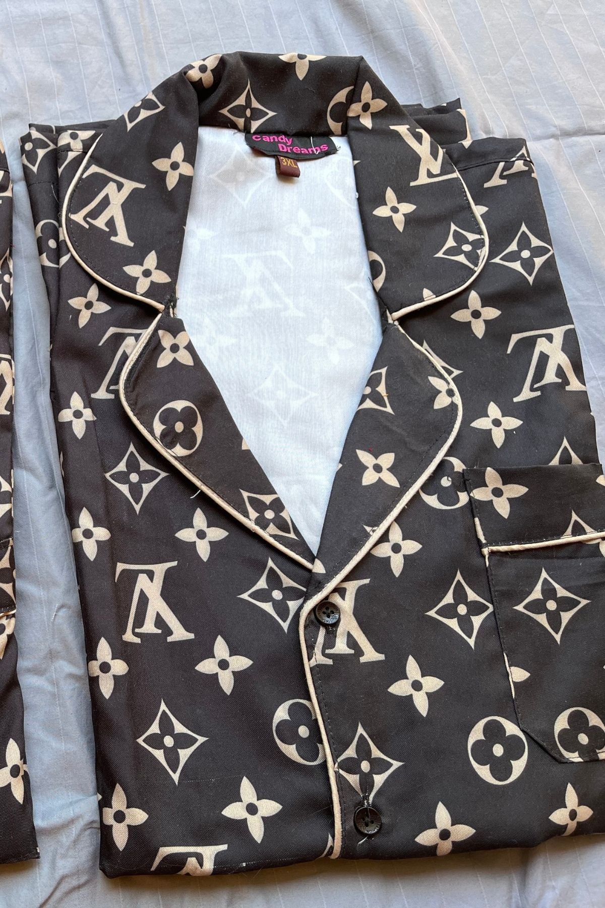 ICONIC SATIN COUPLE NIGHTSUITS SET