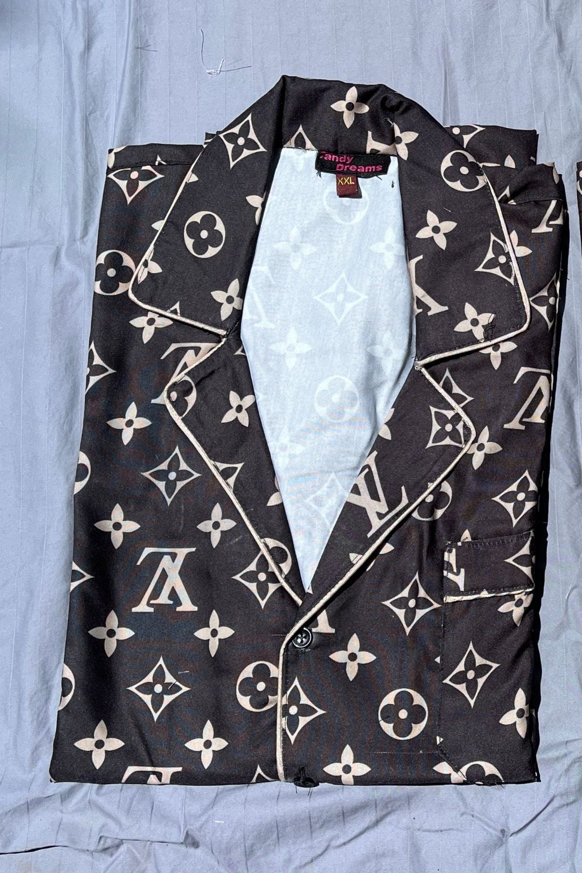 ICONIC SATIN COUPLE NIGHTSUITS SET