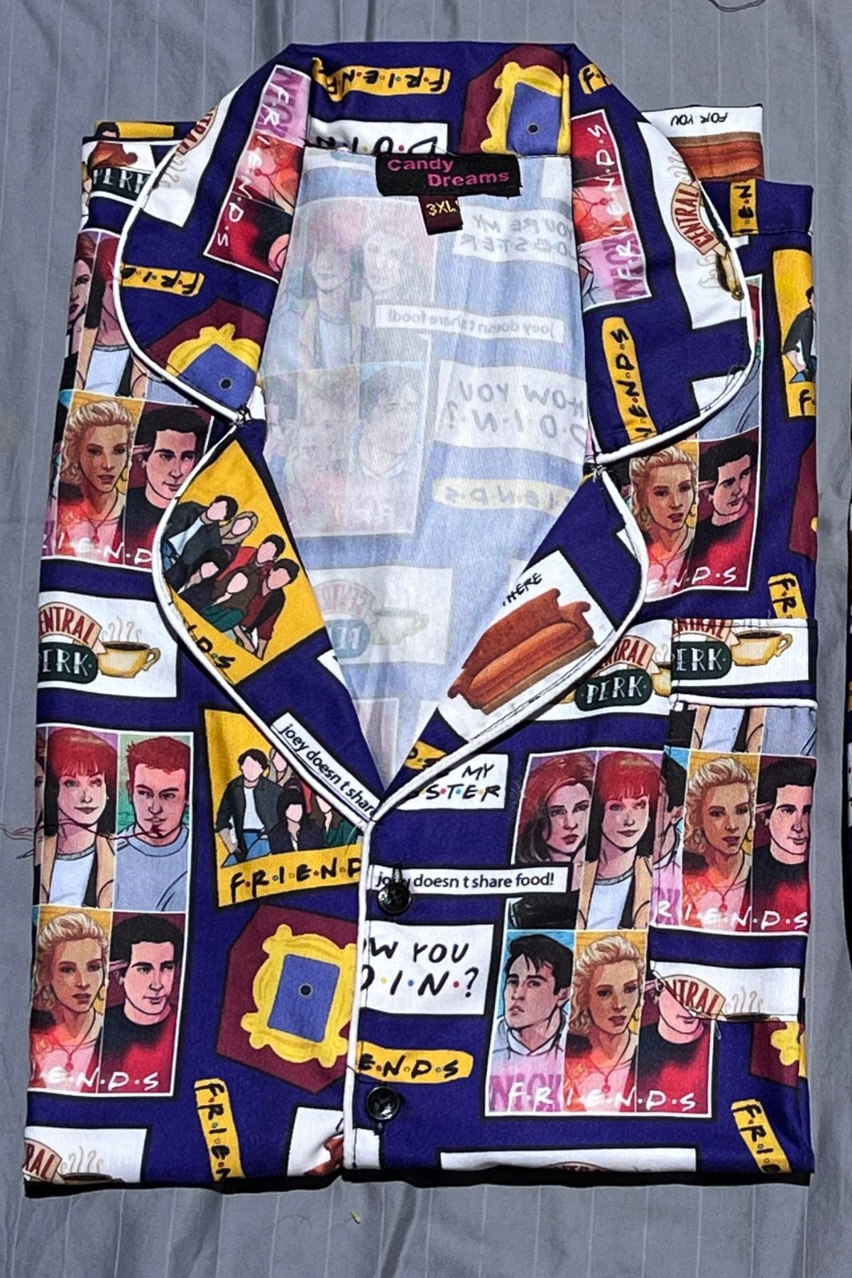 CENTRAL PERK WOMEN NIGHTSUITS SET