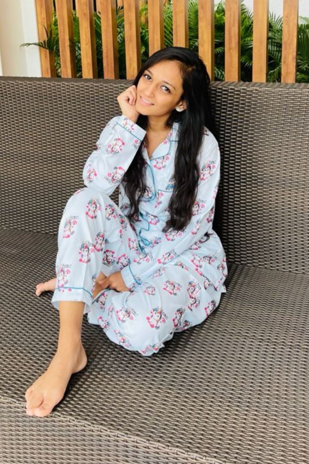 CANDY UNICORN WOMEN NIGHTSUITS SET